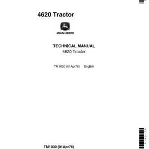 John Deere 4620 Tractor Technical Manual TM1030
