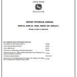 John Deere 640G-III 648G-III 460D 460DG Skidder Repair Technical Manual TM1086