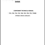 John Deere 725 730 733 735 740 745 750 755 755HD Front Drive Axles Component Technical Manual CTM4820