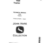 John Deere 7520 Tractor Technical Manual TM1053