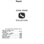 John Deere 8560 8760 8960 Articulated Tractor Technical Repair Manual TM1433