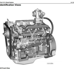 John Deere Power Tech 3.9L 4039 Diesel Engine Component Technical Manual CTM117219
