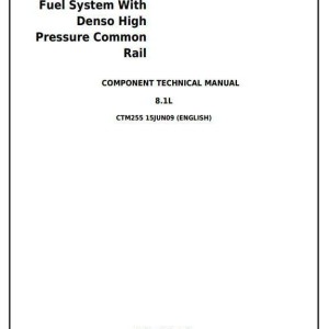 John Deere PowerTech 8.1L Diesel Engine Component Technical Manual CTM255