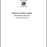 John Deere 7760 Cotton Picker Diagnostic Test Technical Manual TM100319