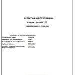 John Deere 17D Excavator Diagnostic Operation Test Manual TM10258