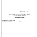 John Deere 4120 4320 Compact Utility Tractor Diagnostic Repair Manual TM105319