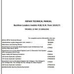 John Deere 410J Backhoe Loader Repair Technical Manual TM10851