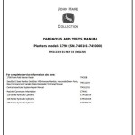 John Deere 1790 Planter Frame Diagnostic Test Manual TM111719