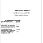John Deere 764 High Speed Dozer Repair Technical Manual TM11193