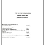 John Deere 843K Wheeled Feller Buncher Repair Technical Manual TM11364