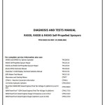 John Deere R4030 R4038 R4045 Self-Propelled Sprayer Diagnostic Test Manual TM115819