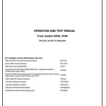 John Deere 909K 959K Tracked Feller Buncher Diagnostic Operation Test Manual TM11622