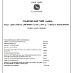John Deere CH330 Sugar Cane Harvester Diagnosis Test Manual TM118419