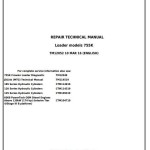 John Deere 755K Crawler Loader Repair Technical Manual TM12052