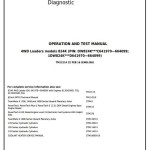 John Deere 824K 4WD Loader Diagnostic Operation Test Manual TM12114