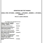 John Deere 250GLC Excavator Diagnostic Operation Test Manual TM12171