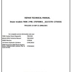 John Deere 700K Crawler Dozer Repair Technical Manual TM12295