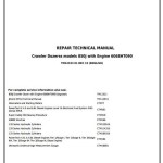 John Deere 850J Crawler Dozer Repair Technical Manual TM12323