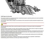 John Deere CH330 Sugar Cane Harvester Thibodaux Repair Technical Manual TM123419
