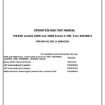 John Deere 250D 300D Series II Articulated Dump Truck Diagnostic Operation Test Manual TM12402