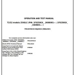 John Deere 250GLC Excavator Diagnostic Operation Test Manual TM13078X19