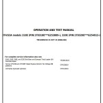 John Deere 318E 320E Skid Steer Loader Operation Test Manual TM13085X19