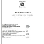 John Deere 843L Wheeled Feller Buncher Repair Technical Manual TM13128X19