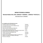 John Deere 643L Wheeled Feller Buncher Repair Technical Manual TM13130X19