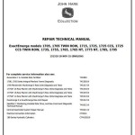John Deere 1705 1715 1725 1735 1755 1765 1775 1785 1795 Planter Frame Repair Technical Manual TM131319