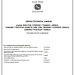 John Deere 848L 948L Skidder Repair Technical Manual TM13140X19