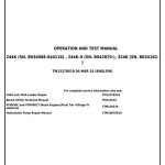 John Deere 244K 244K-II 324K Compact Loader Diagnostic Operation Test Manual TM13278X19