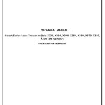 John Deere X330 X350 X354 X370 X380 X384 X390 X394 Riding Lawn Tractor Diagnostic Repair Manual TM138119