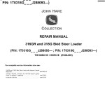John Deere 316GR 318G Skid Steer Loader Repair Manual TM13852X19