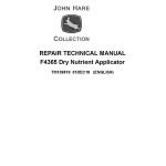 John Deere F4365 Dry Nutrient Applicator Repair Technical Manual TM139819