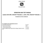 John Deere 337E 437E Knuckleboom Log Loader Operation Test Manual TM13992X19