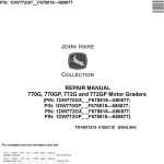 John Deere 770G 770GP 772G 772GP Motor Grader Repair Manual TM14073X19