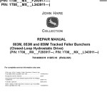 John Deere 803M 853M 859M Tracked Feller Buncher Repair Manual TM14086X19