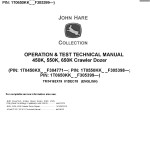 John Deere 450K 550K 650K Crawler Dozer Operation Test Technical Manual TM14162X19