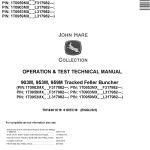 John Deere 903M 953M 959M Tracked Feller Buncher Operation Test Manual TM14261X19