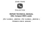 John Deere 344L Compact 4WD Loader Repair Technical Manual TM14280X19