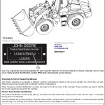 John Deere 344L Compact 4WD Loader Repair Technical Manual TM14280X19
