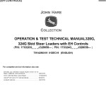 John Deere 320G 324G Skid Steer Loader Diagnostic Operation Test Manual TM14290X19