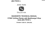John Deere 1775NT 24-Row Planter Diagnostic Test Manual TM144619