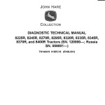 John Deere 8225R 8245R 8270R 8295R 8320R 8335R 8345R 8370R 8400R Tractor Diagnostic Manual TM146419
