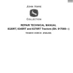 John Deere 8320RT 8345RT 8370RT Tractor Repair Technical Manual TM146519