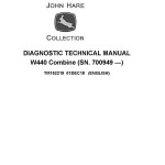 John Deere W440 Combine Diagnostic Technical Manual TM152219