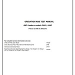 John Deere Loader 344G 444G 4WD Operation Test Manual TM1557