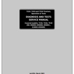 John Deere 7210 7410 7510 Tractor Diagnosis Test Service Manual TM1654