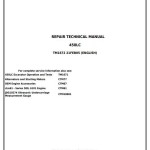 John Deere 450LC Excavator Repair Technical Manual TM1672