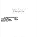 John Deere 50ZTS Excavator Diagnostic Operation Test Manual TM1817